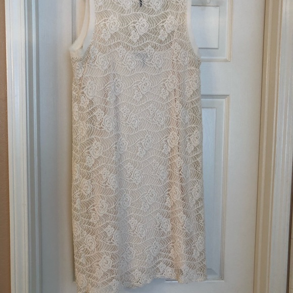 Daisy Fuentes cream knit dress - Picture 3 of 3